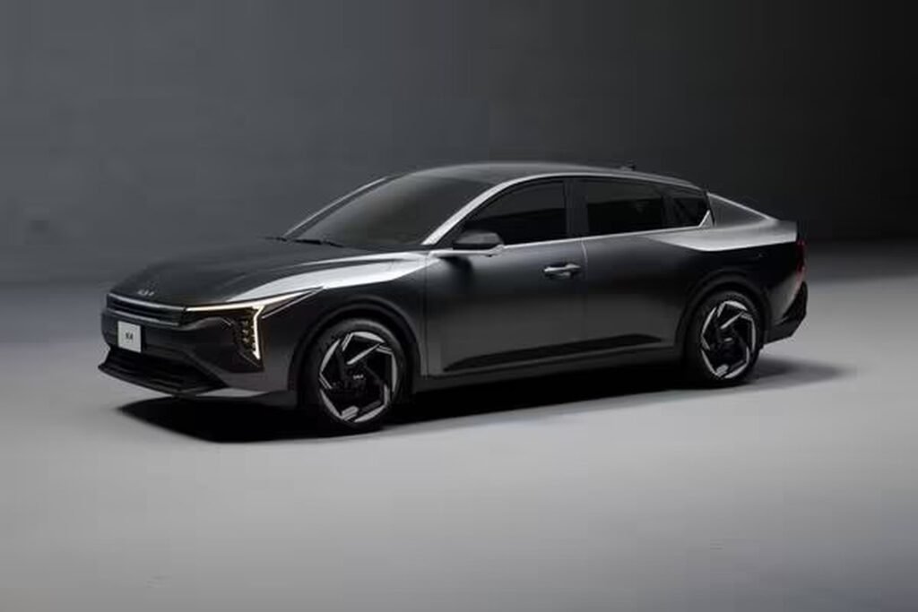 Kia K4 2026 dark grey sedan rental in Abu Dhabi & Dubai – On Track Car Rentals