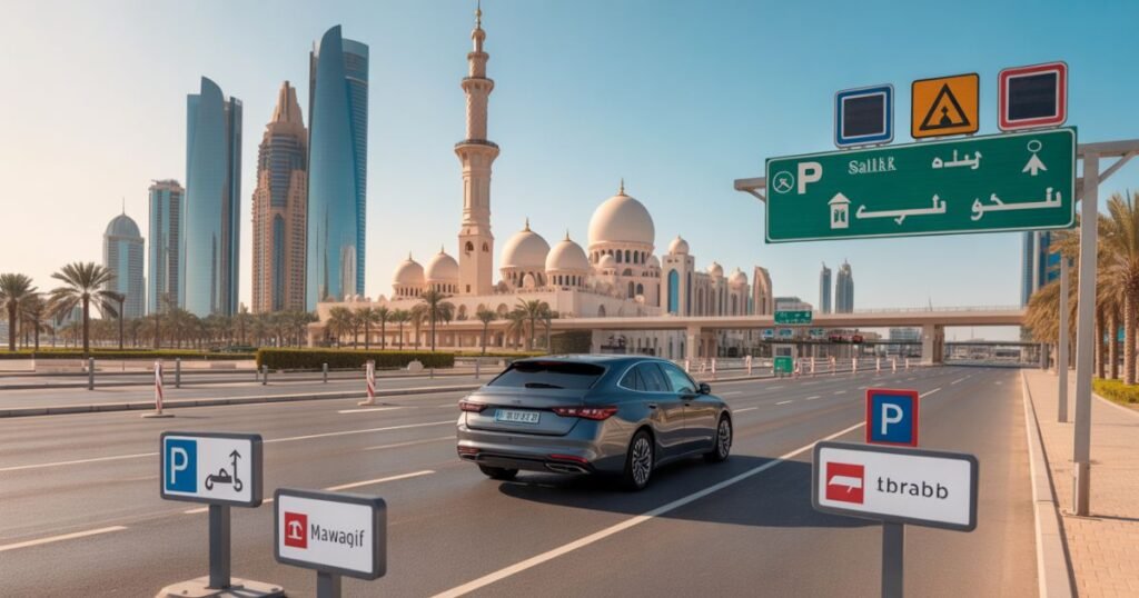 Abu Dhabi Parking Tips Rental Car | Tolls & Driving Rules